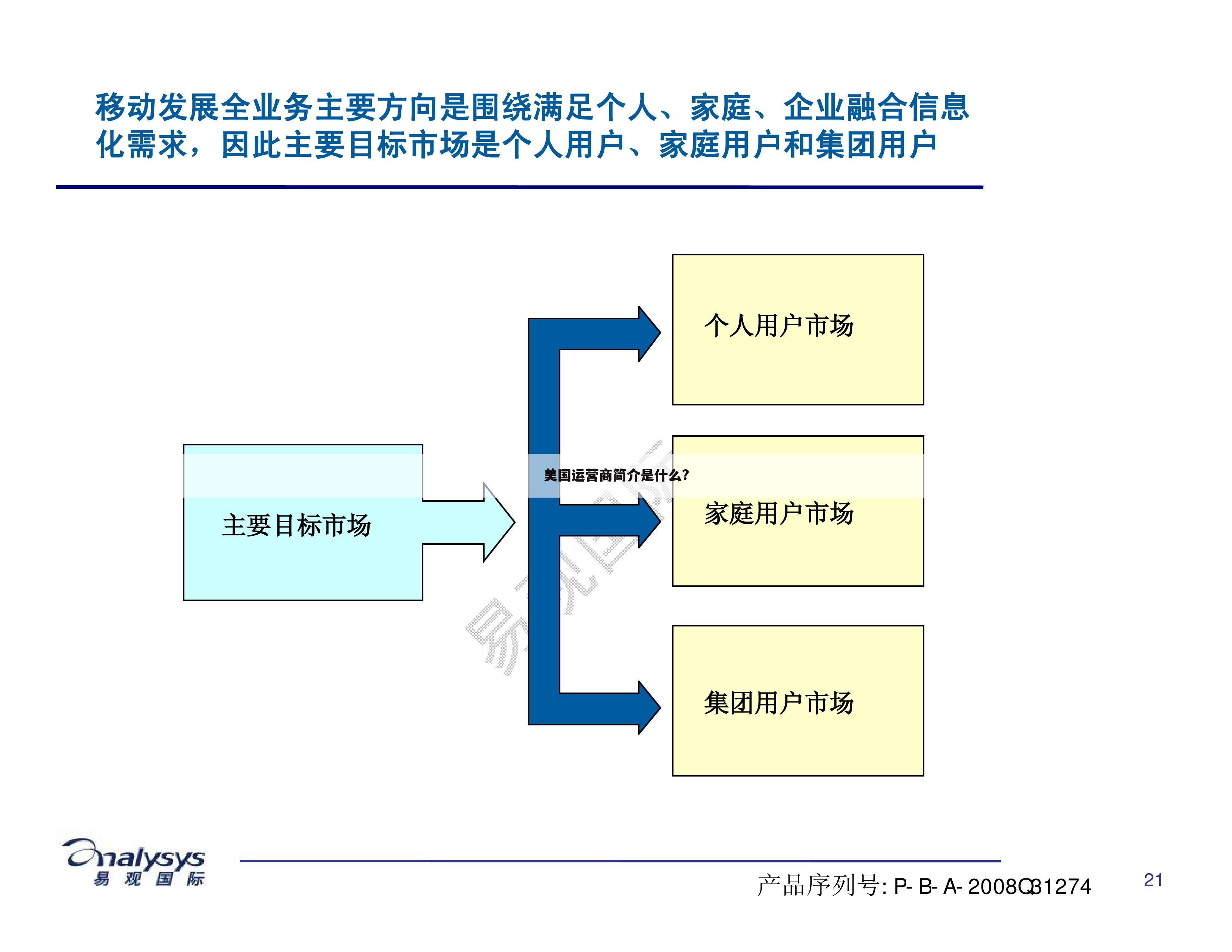 美国运营商简介是什么?