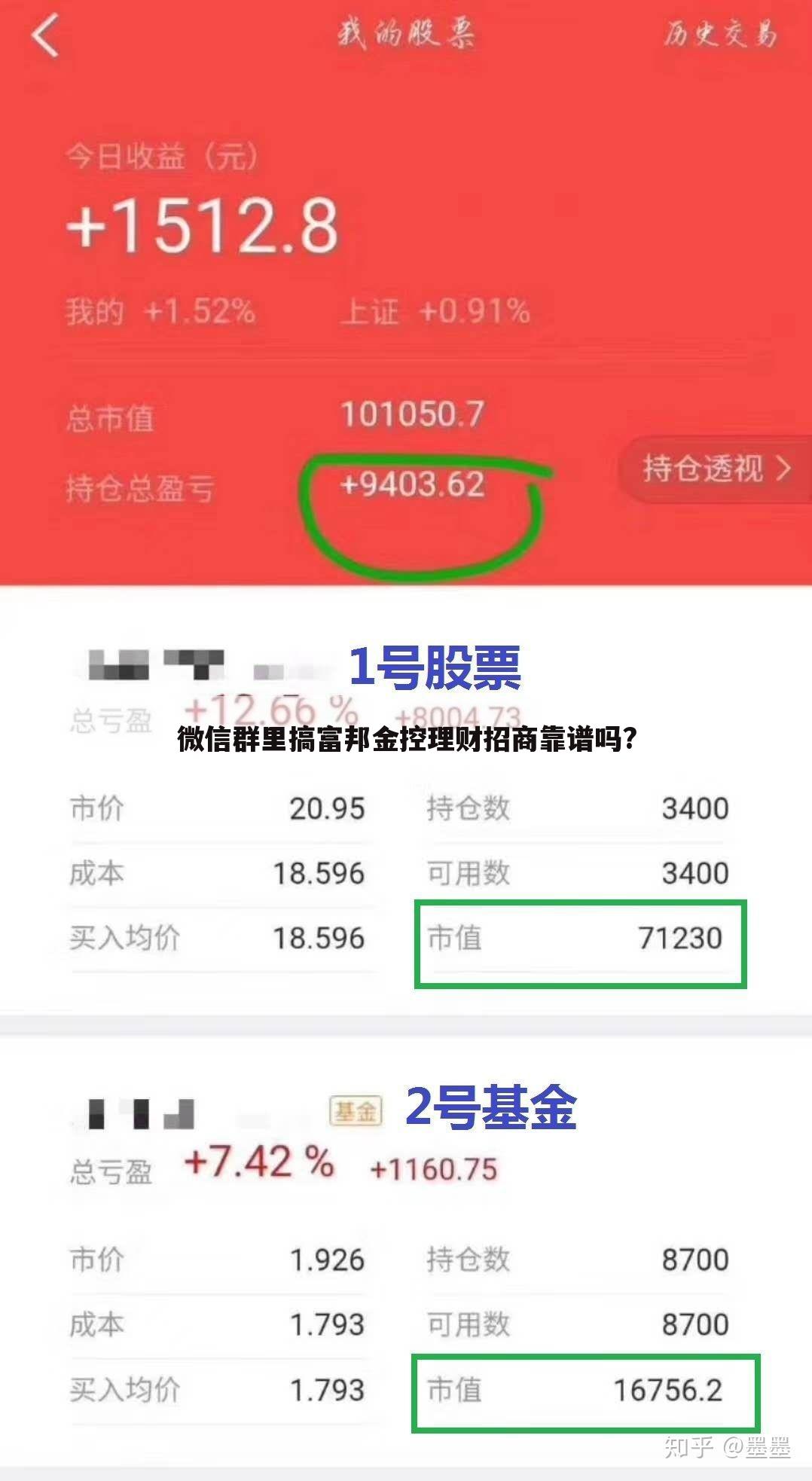 微信群里搞富邦金控理财招商靠谱吗?