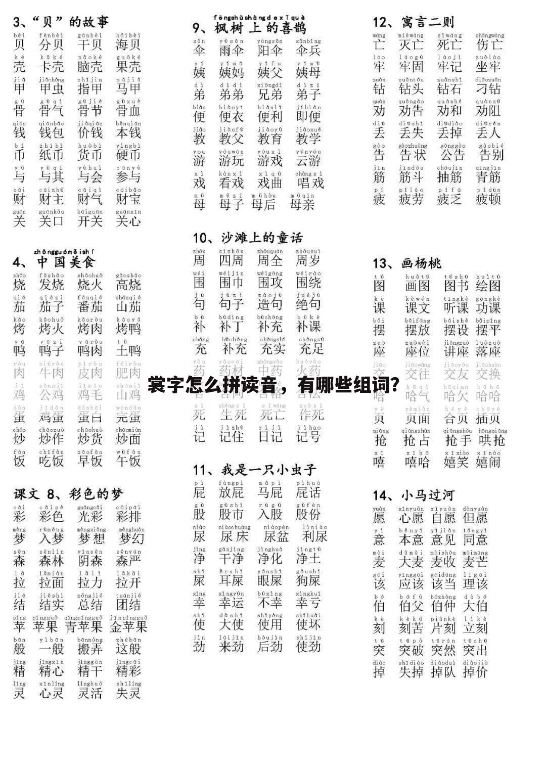 裳字怎么拼读音，有哪些组词？