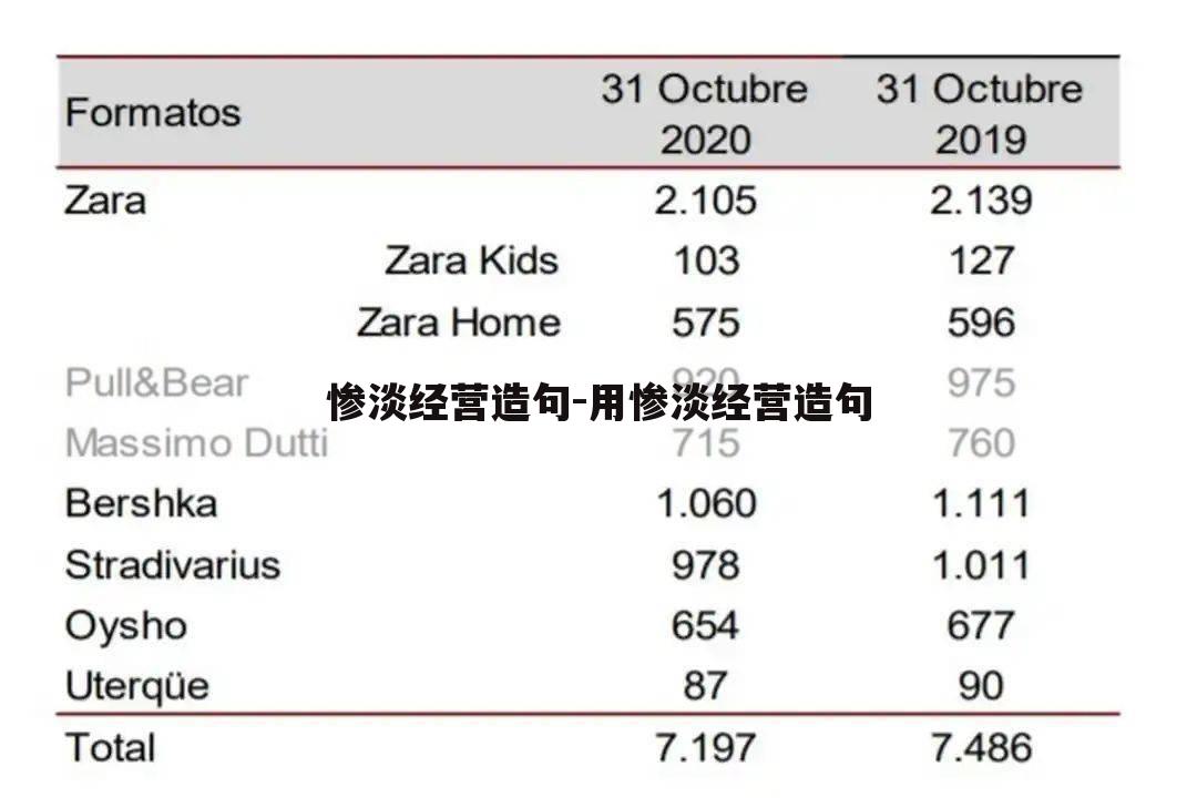 惨淡经营造句-用惨淡经营造句