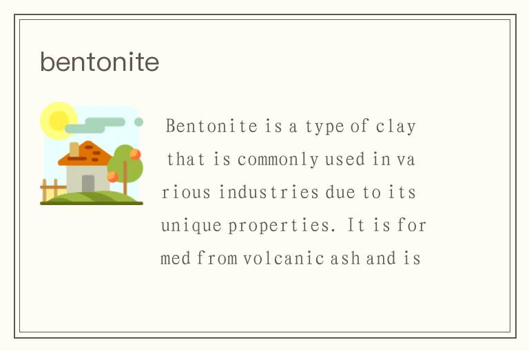 bentonite